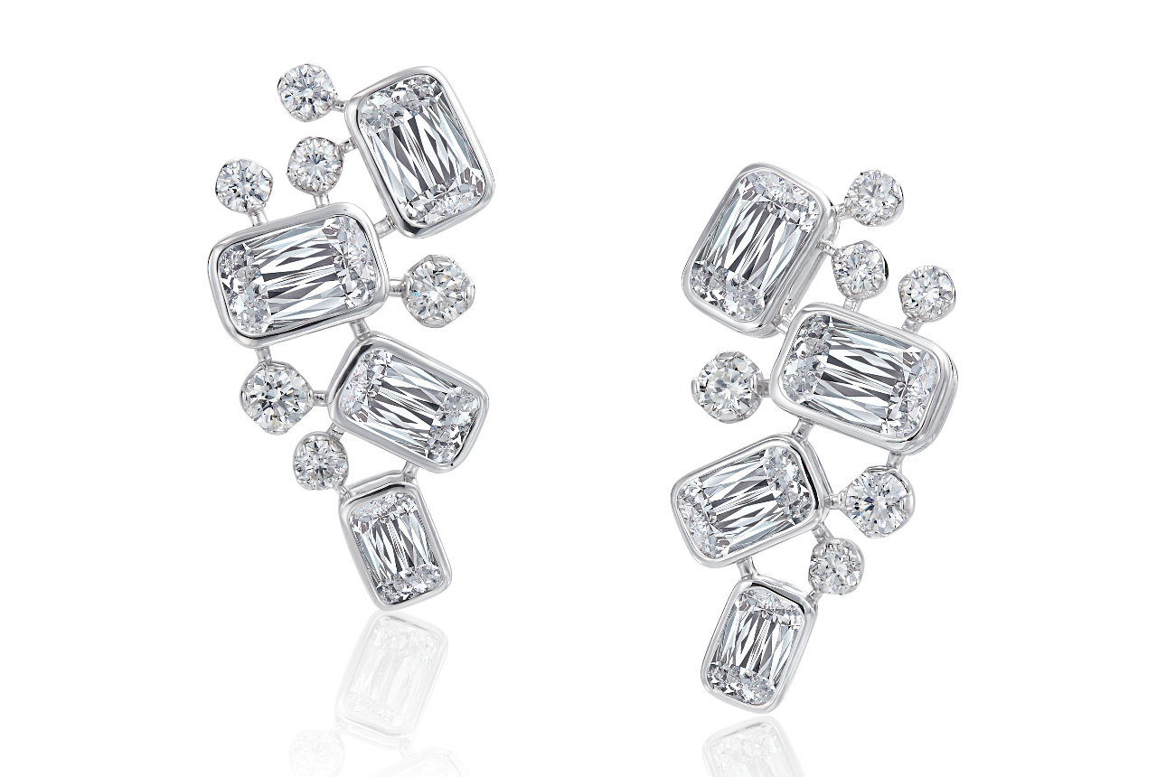 ASHOKA Brilliant Climber Earrings