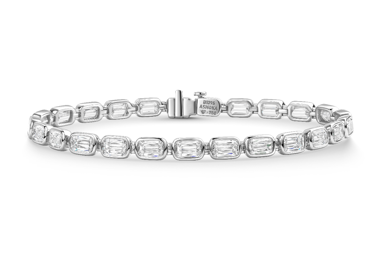 ASHOKA Sideways Bezel Set Bracelet