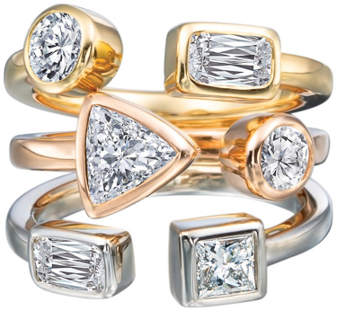 ASHOKA Tricolore Ring R6430