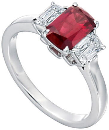 ASHOKA and Ruby Trilogy Ring R6327