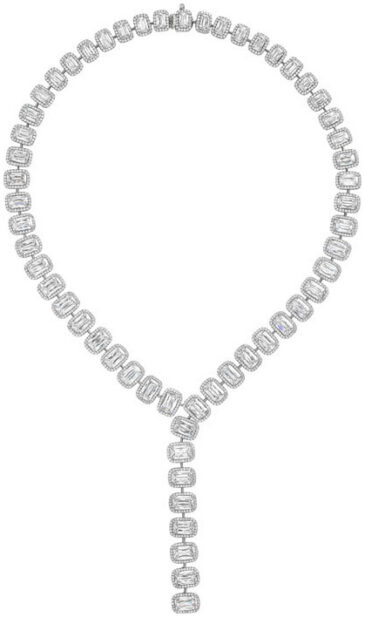 Ashoka aero micropave y necklace n1474a