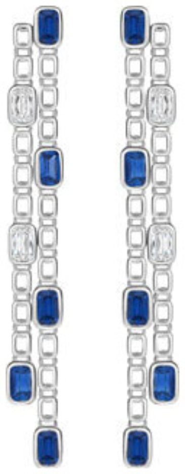 Ashoka and sapphire rocker chandelier earrings e3571