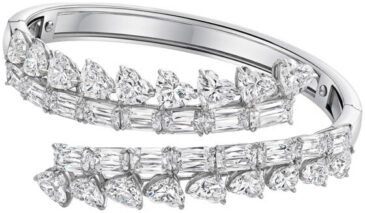 Ashoka heart shape cuff bracelet b1427