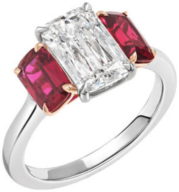Ashoka ruby trilogy ring r6602
