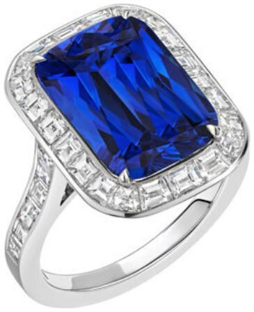 Ashoka sapphire deco ring r6605