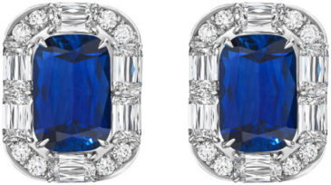 Ashoka sapphire earrings e3498