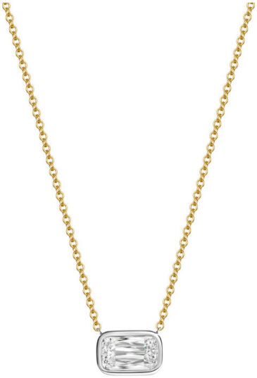 Ashoka sideways bezel pendant necklace pd1274