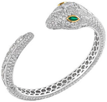 Ashoka snake cuff bracelet b1408