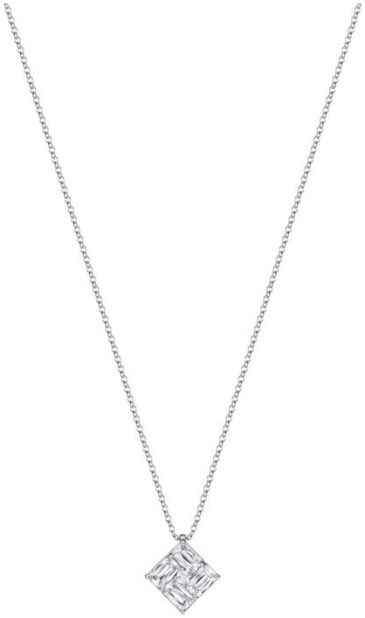 Ashoka weave bezel set pendant necklace pd1259