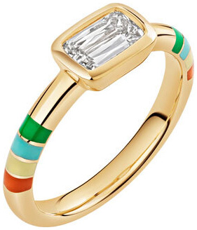 Ashoka bezel cinque terre enamel ring r6703