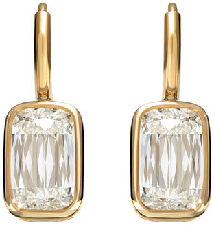 Ashoka datia bezel set earrings e3499