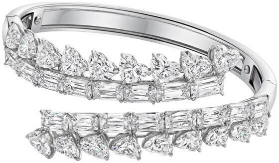 Ashoka heart shape cuff bracelet b1427