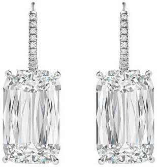 Ashoka melee wire drop earrings e3468