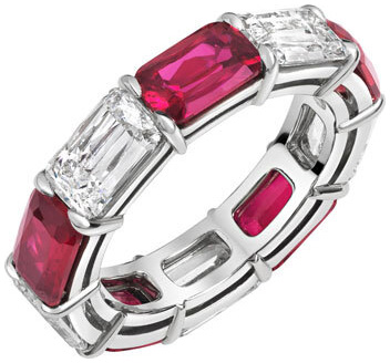 Ashoka ruby sideways band r6600