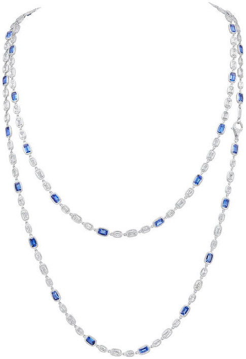 Ashoka sapphire new lili chain necklace n1663 nr