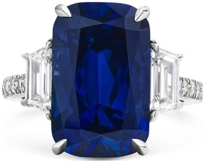 Ashoka sapphire trilogy ring r6724