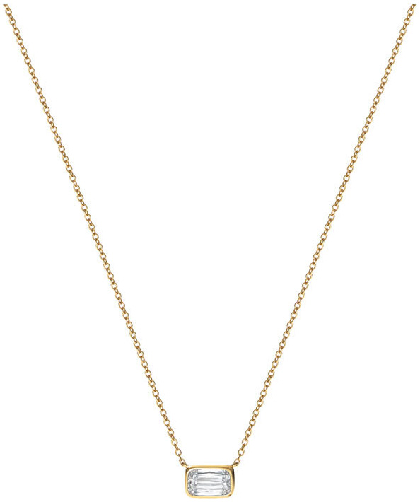 Ashoka sideways bezel set pendant necklace pd1084