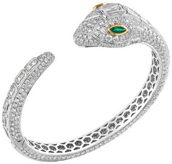 Ashoka snake cuff bracelet b1408