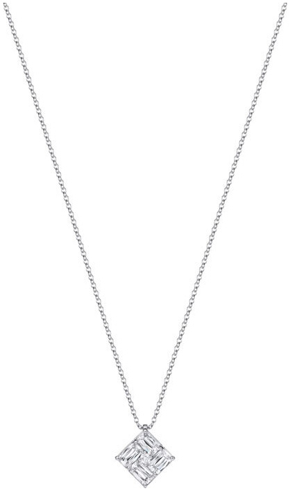 Ashoka weave bezel set pendant necklace pd1259