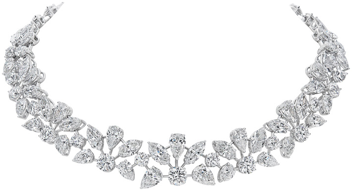 Fancy Shape Duet Necklace N1619