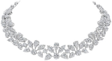 Fancy Shape Duet Necklace N1619