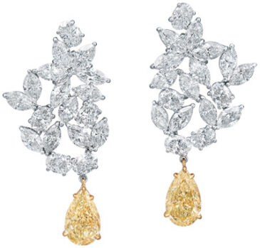 Fancy Shape Florent Cluster Earrings E3376