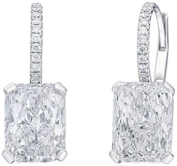 Radiant Melee Wire Drop Earrings E1521