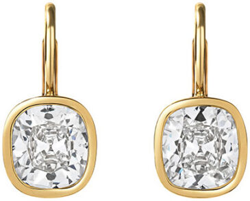 Cushion bezel drop earrings e3470 v2
