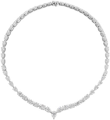 Fancy shape laurie necklace n1702 a