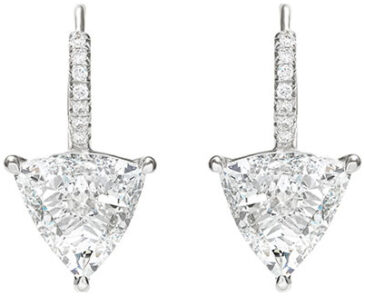 Trilliant datia earrings e3507