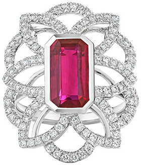 Ruby lotus ring r5757