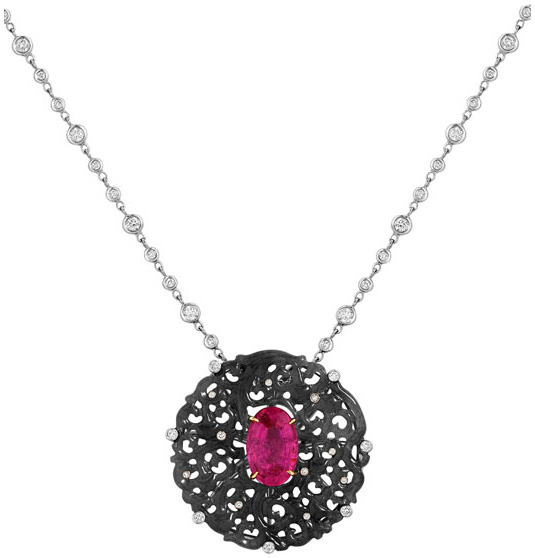 Sapphire jade pendant pd1039 b