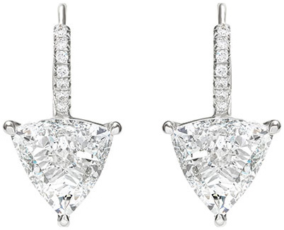 Trilliant datia earrings e3507