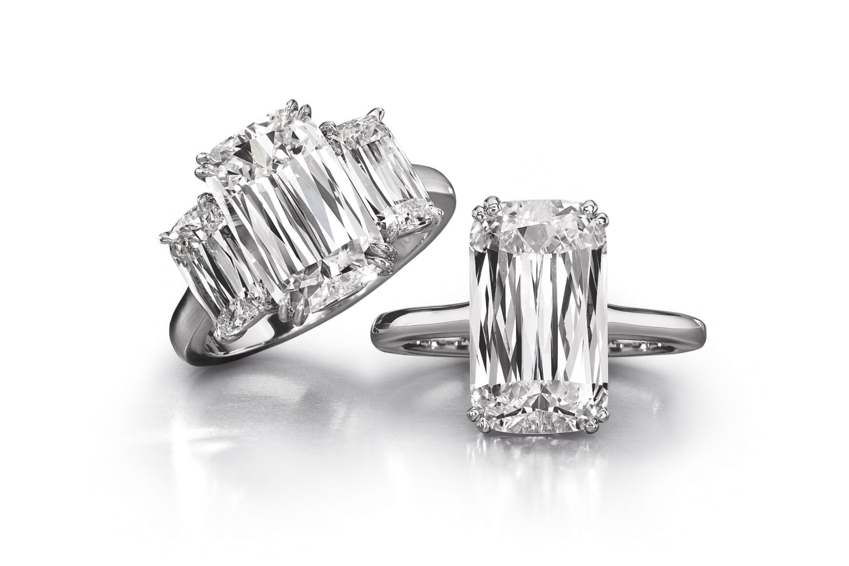 ASHOKA Trilogy and Solitaire Rings RGB